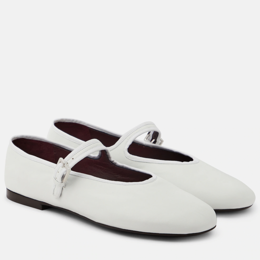 THE ROW Boheme MJ leather ballet flats